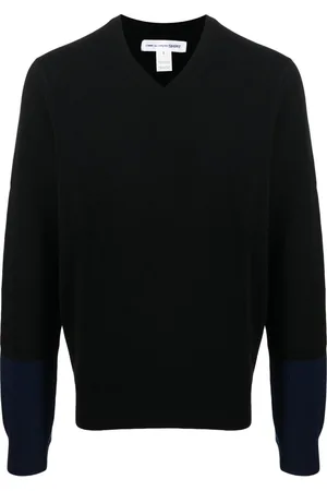Comme des Garçons V-neck long-sleeve jumper
