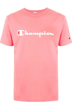 Champion Men Short Sleeve - Logo print crew neck T-shirt