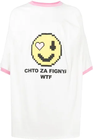 Natasha Zinko Smiley-print T-shirt