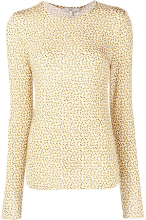 tibi Flora On long-sleeve T-shirt