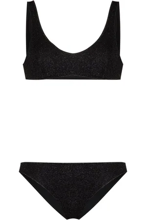 Oseree Metallic effect bikini set