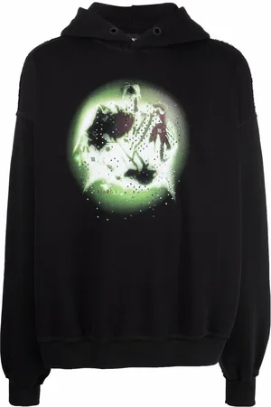 MISBHV Graphic-print long-sleeved hoodie