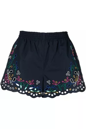 Chloé Broderie anglaise mini shorts