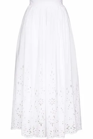 Chloé Broderie anglaise flared skirt
