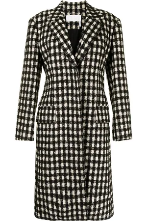 Chloé Checked single-breasted coat