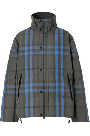 Burberry Packaway checked parka jacket