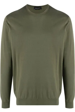 Roberto Collina Crew-neck rib-trimmed jumper