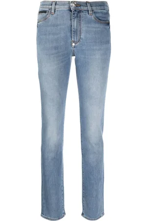 Philipp Plein Mid-rise slim-cut jeans