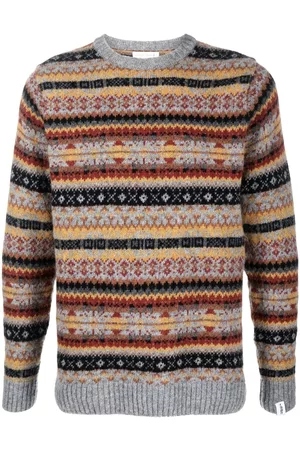 MACKINTOSH IMPULSE Fair Isle knit jumper