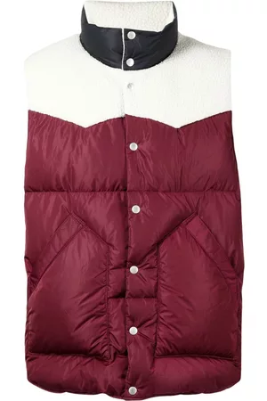 UNDERCOVER Colour-block padded down gilet