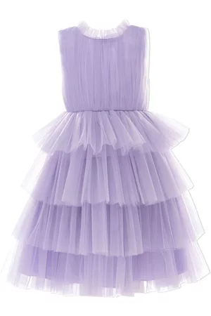 Tulleen Farvue tiered tulle dress