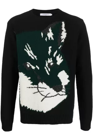 Maison Kitsuné Fox Head jacquard jumper
