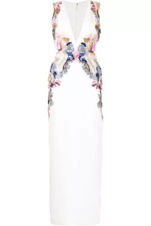 Saiid Kobeisy Crepe beaded dress