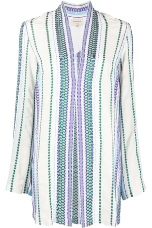 ZEUS+DIONE Textured stripe jacket