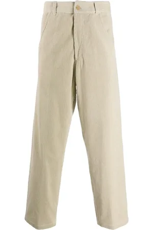 Haider Ackermann Men Wide Leg Pants - Corduroy wide leg trousers