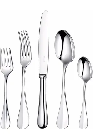Christofle Fidelio five-piece individual -plated place settings