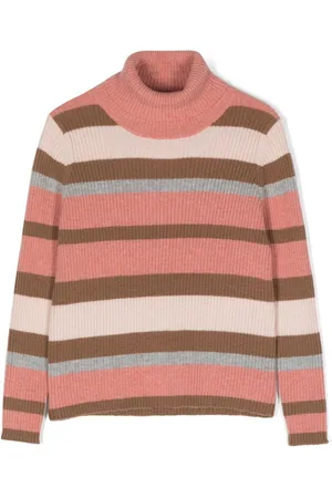Il gufo Virgin wool striped jumper