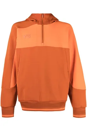 Y-3 Logo-patch zip-front hoodie