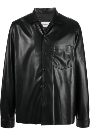 Nanushka Coated-finish shirt jacket