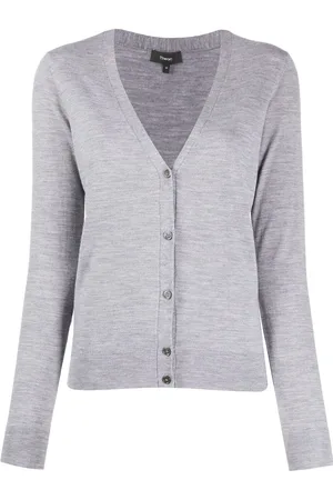 THEORY Slim-fit V-neck cardigan