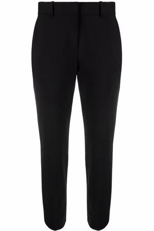 THEORY Mid-rise cropped trousers