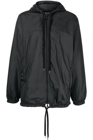 Nº21 Rear-logo hooded jacket