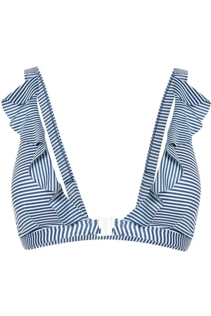Duskii Spritz ruffled bikini top