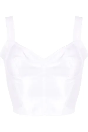 Dolce & Gabbana Lace-trim corset top