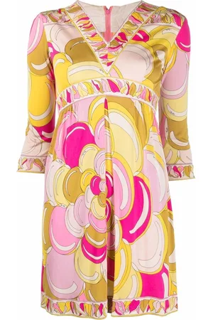 PUCCI Pre-Owned 1970s abstract print silk dress