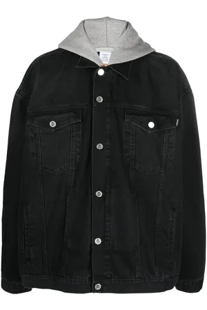 Vetements Hooded denim jacket