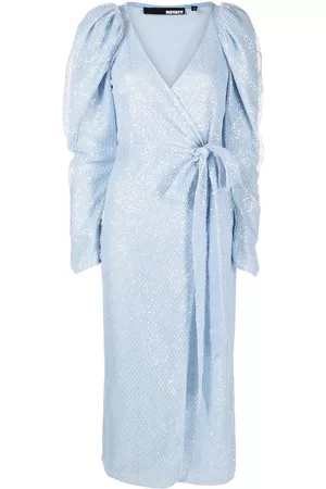 ROTATE Sequin midi dress