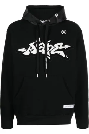 A Bathing Ape Two-tone camouflage hoodie