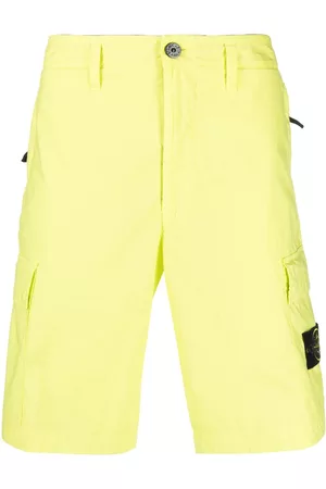 Stone Island Compass logo-patch cargo shorts
