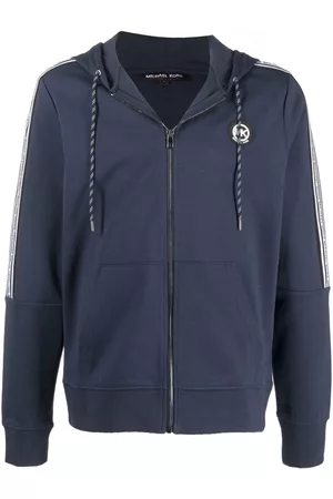 Michael Kors Logo-patch zip-up hoodie
