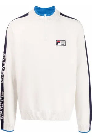 Fila Logo-patch half-zip jumper