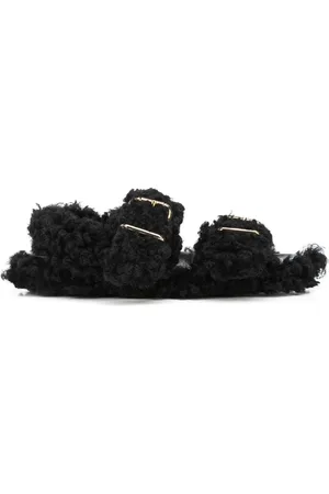 Marni Shearling-trimmed sandals