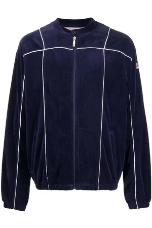 Fila Men Sports Jackets - Tusk velour track jacket