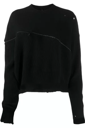 Unravel Project Oversized zipped jumper