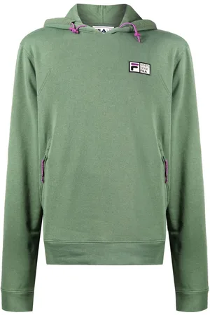 Fila Men Sweatshirts - Embroidered-logo toggle hoodie