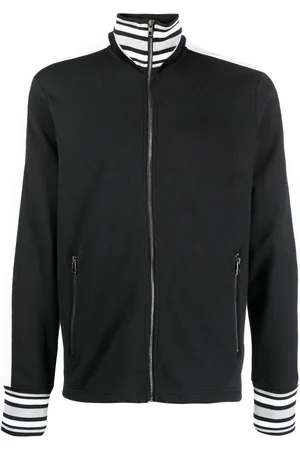 Michael Kors Men Sweatshirts - Funnel-neck zip-up sweatshirt