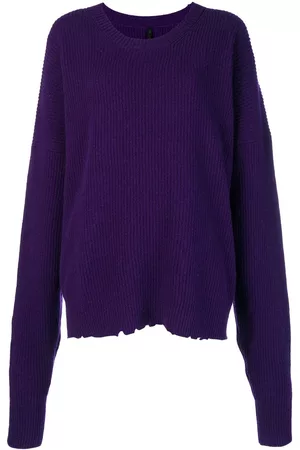 Unravel Project Oversized distressed crew-neck sweater