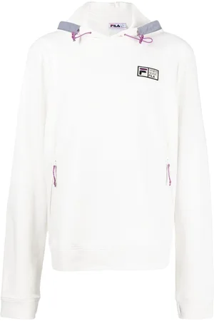 Fila Men Sweatshirts - Embroidered-logo toggle hoodie