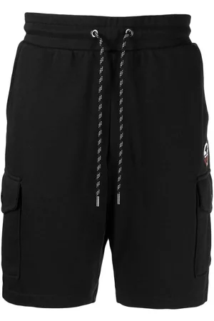 Michael Kors Men Sports Shorts - Victory logo-patch track shorts