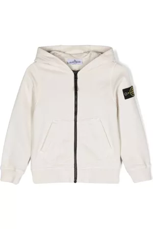Stone Island Felpa logo-patch hoodie