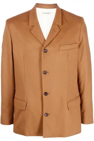 There Was One Single-breasted wool-blend blazer