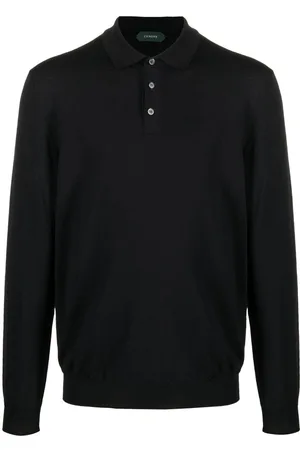 ZANONE Virgin wool blend polo shirt