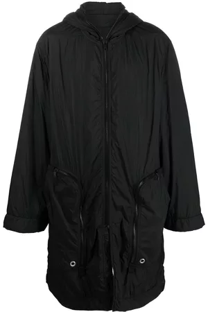 Rick Owens Hooded quilted coat