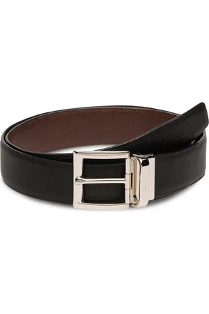 Prada Men Belts - Reversible buckle belt