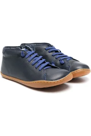 Camper Lace-up leather mid-top sneakers