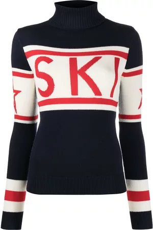 Perfect Moment Ski intarsia knit roll neck jumper